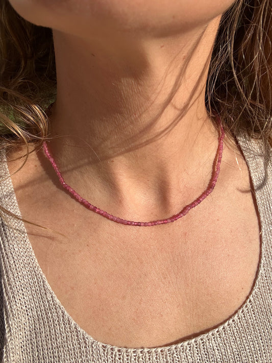 Square Pink Tourmaline