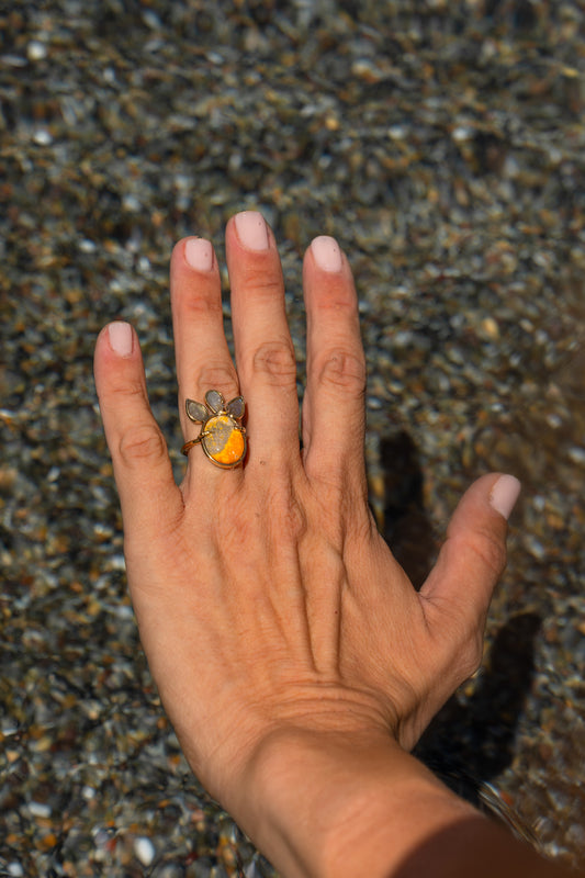 Bumblebee Jasper and Labradorite