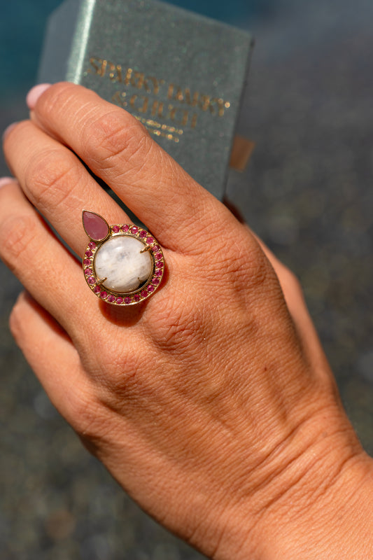 Moonstone and Rubies