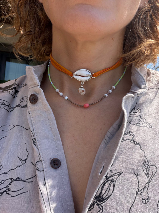 Seashell Choker Pendant