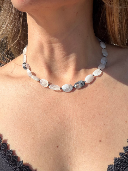 Moonstone flat drops