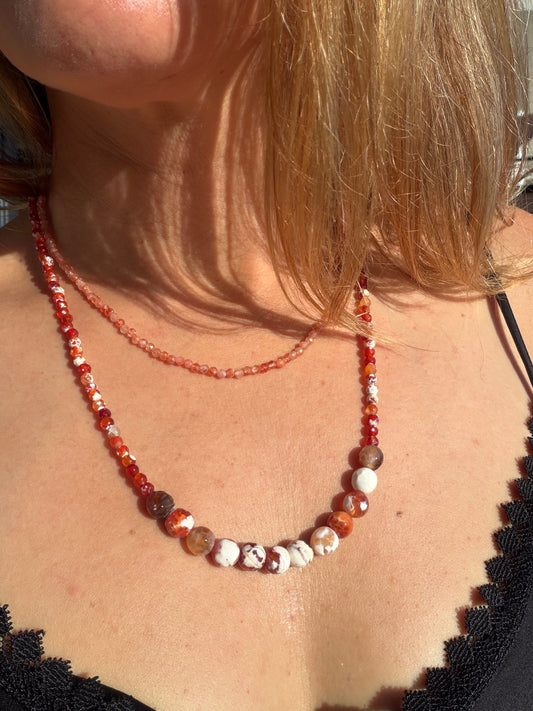 Small Faceted Sunstone