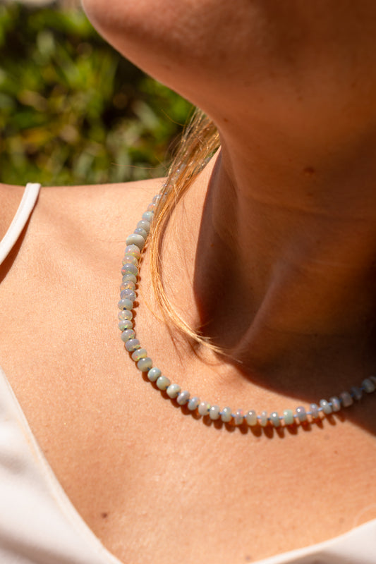 Blue Opal With knots