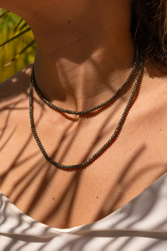 Small Faceted Pyrite Chocker