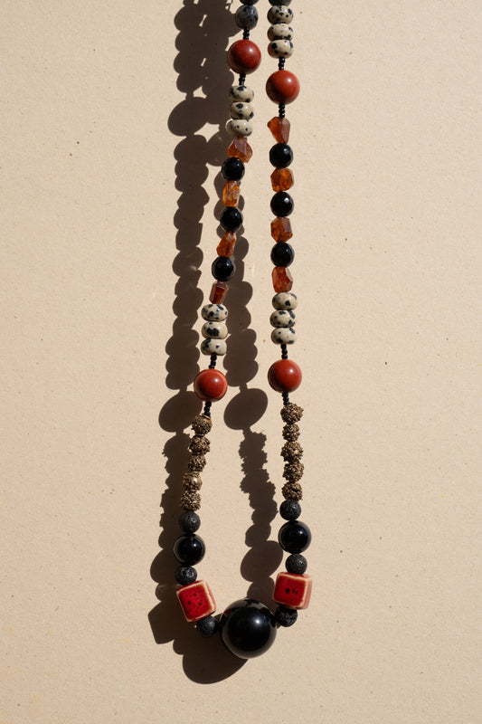 Multi Reds and Blacks with a Golden Touch