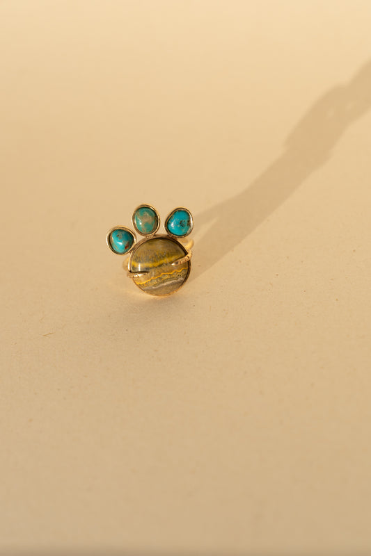 Bumblebee Jasper and Turquoise