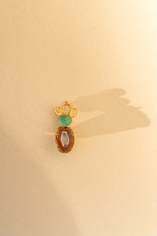 Geode and Turquoise