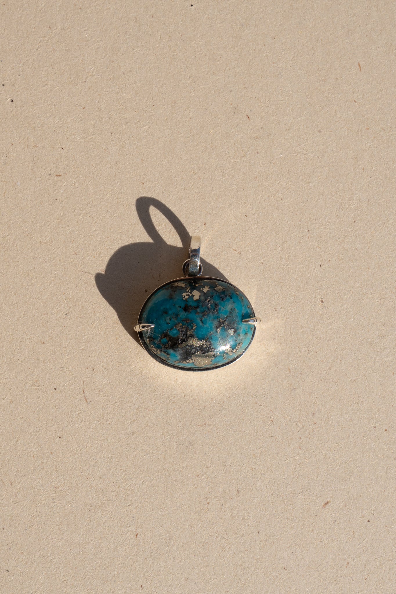 Turquoise with pyrite
