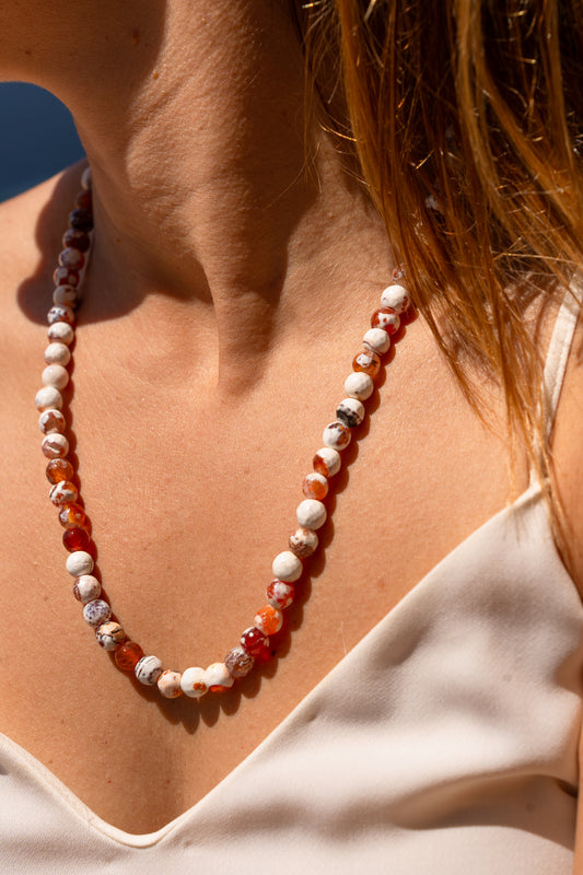 Orange Agate 8mm