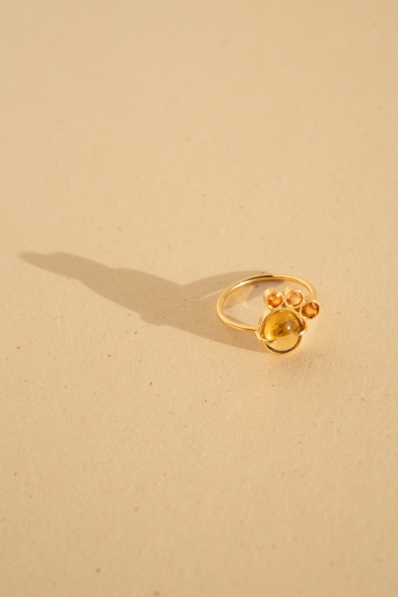 Citrine and Sapphire Rounds
