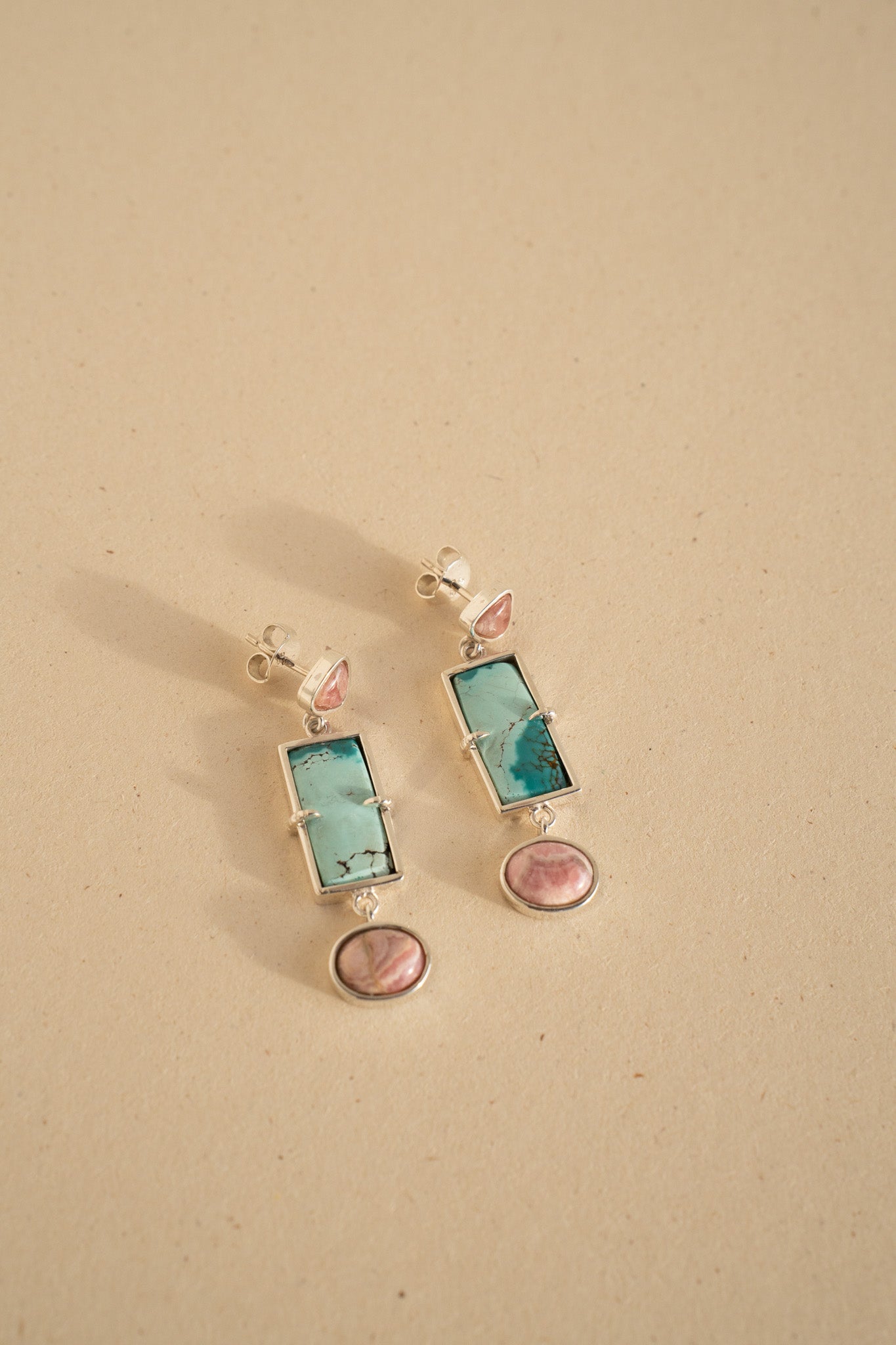 Rhodocrosite and Turquoise