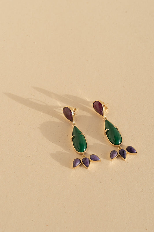 All Drops, Malachite, Ruby and Charoite