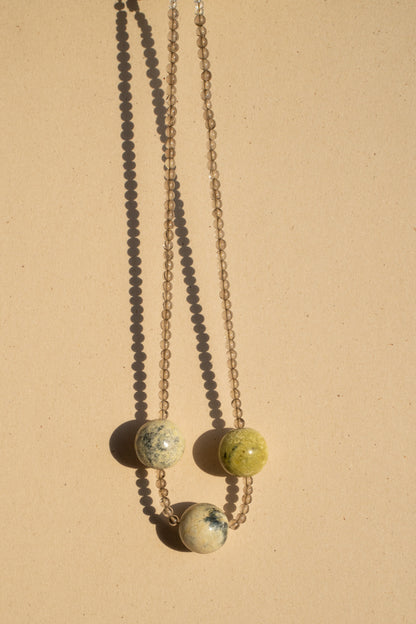 Smoky Quartz and Huge Gaspite Rounds