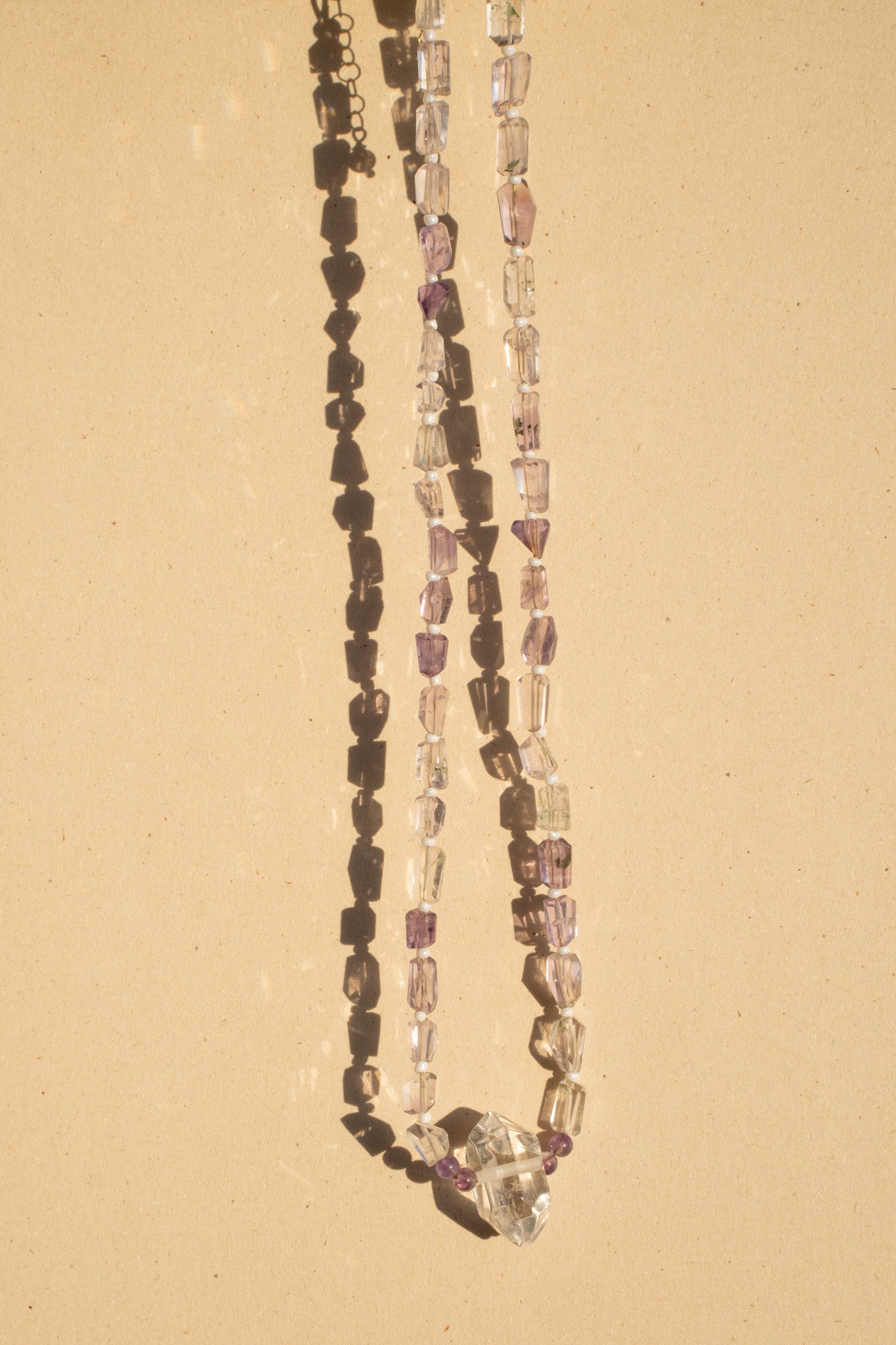 Uniform Amethyst with Big Herkimer