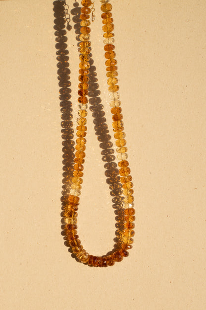 Citrine Faceted Pukas