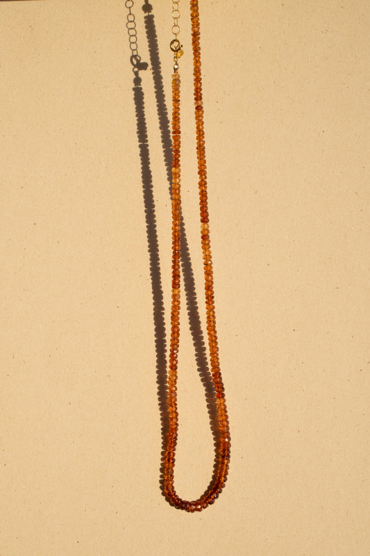 Faceted Hessonite Garnet