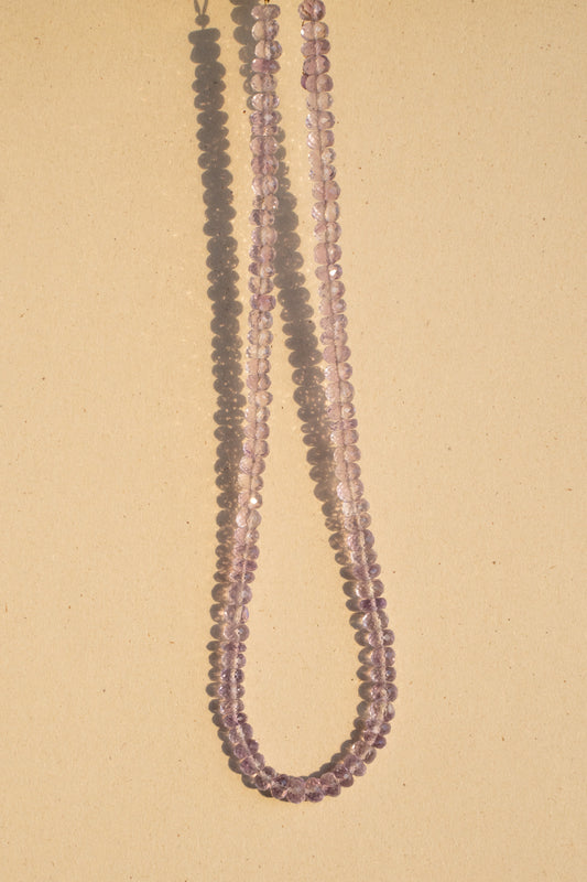 Faceted Amethyst Disks