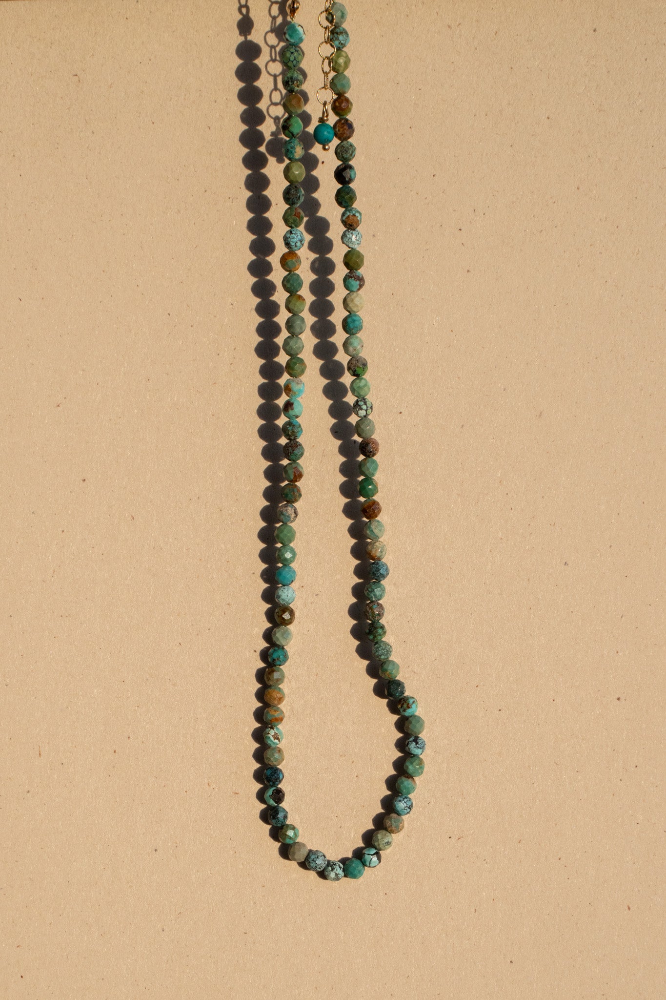 Round Faceted Turquoise