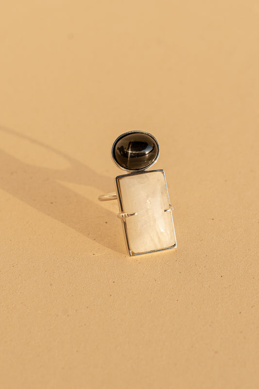 Long Moon Stone and Black Stone