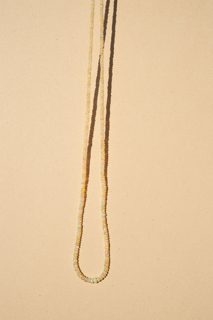 Very Long Faceted Shiny Opals