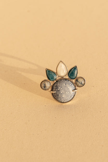 Ocean Jasper, Moonstone, Labradorite