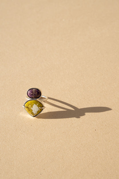 Charoite with Magnesite