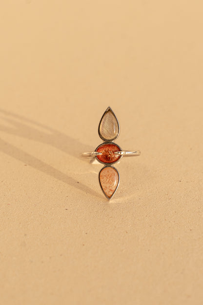 Pinky Labradorite and Sunstone