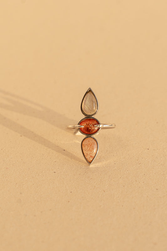 Pinky Labradorite and Sunstone