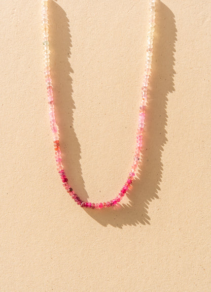 Pink to white Sapphire
