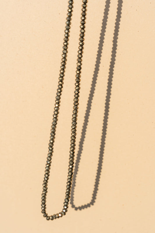 Small Faceted Pyrite Chocker