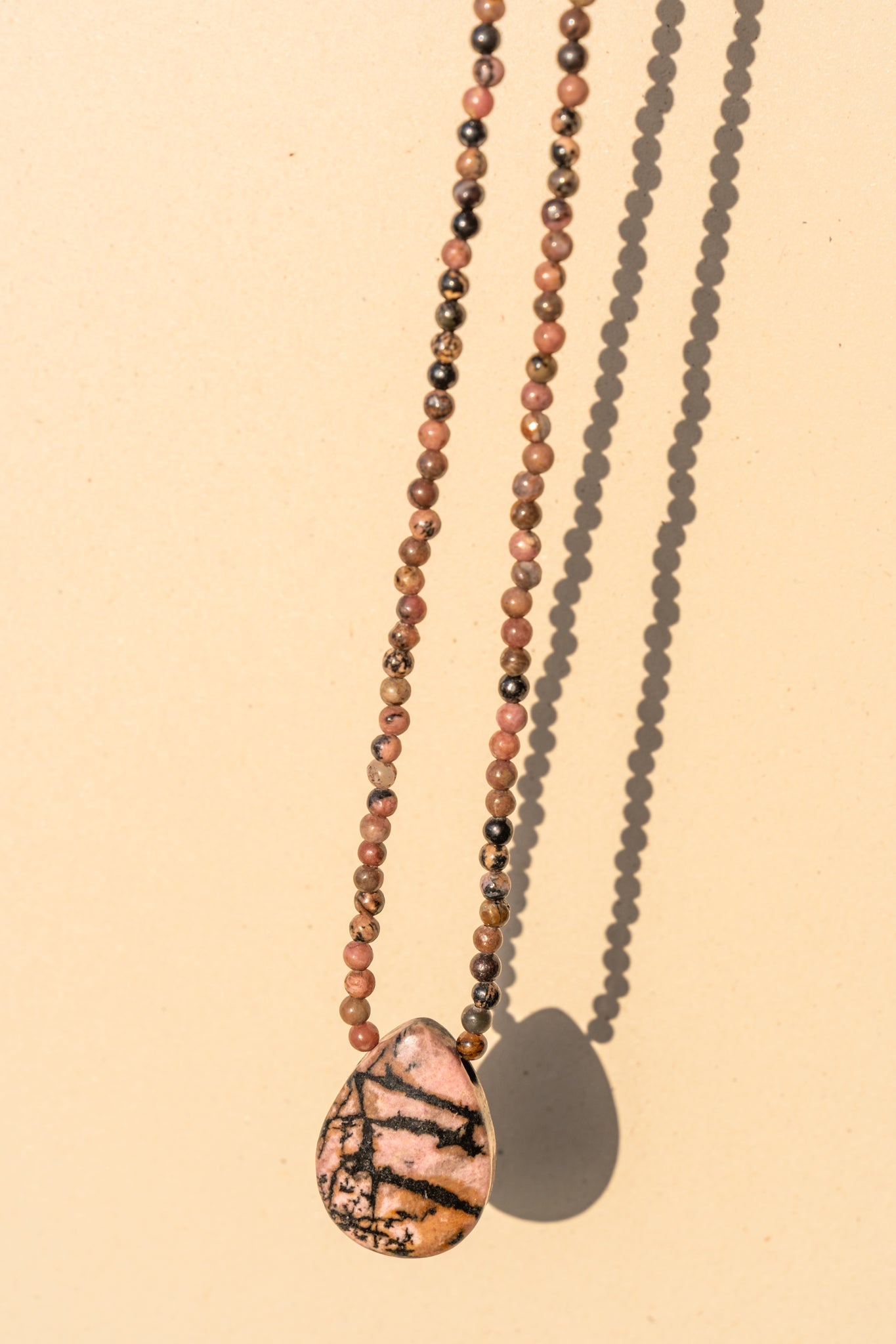 Rhodonite with pendant