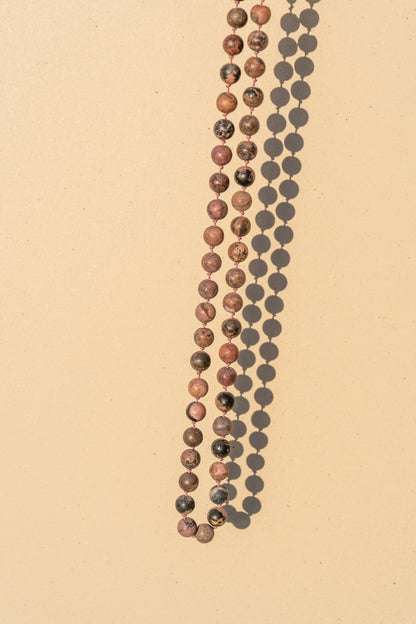 Rhodonite with Pink Knots