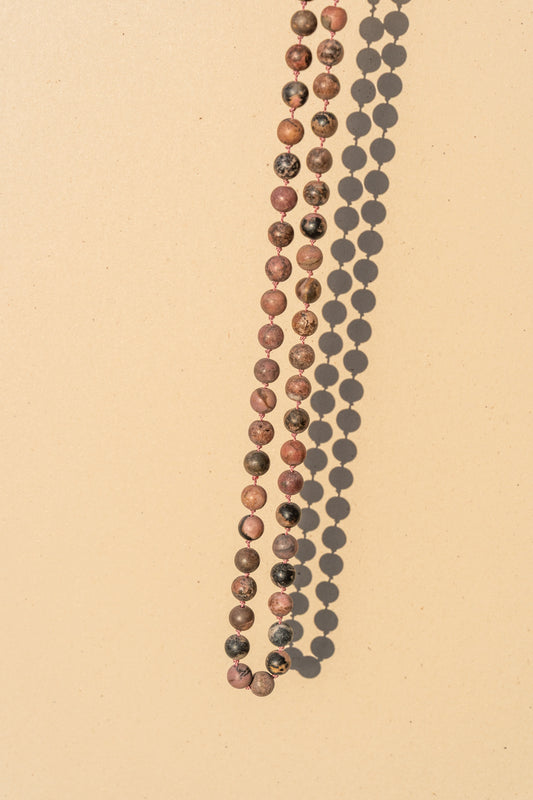 Rhodonite with Pink Knots