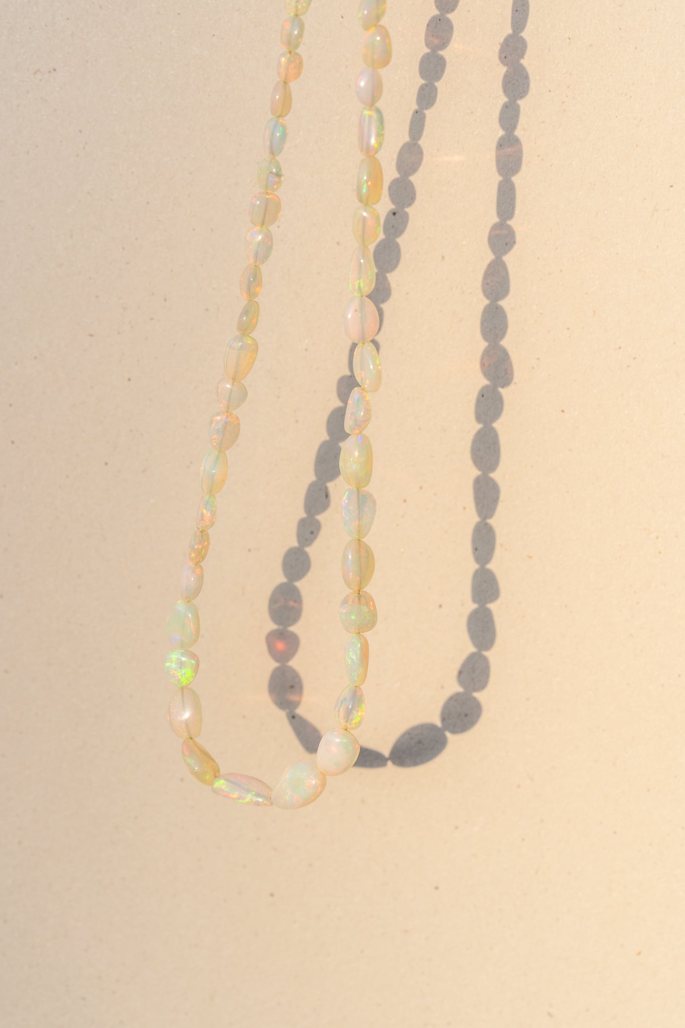Horizontal drops, high quality Opal