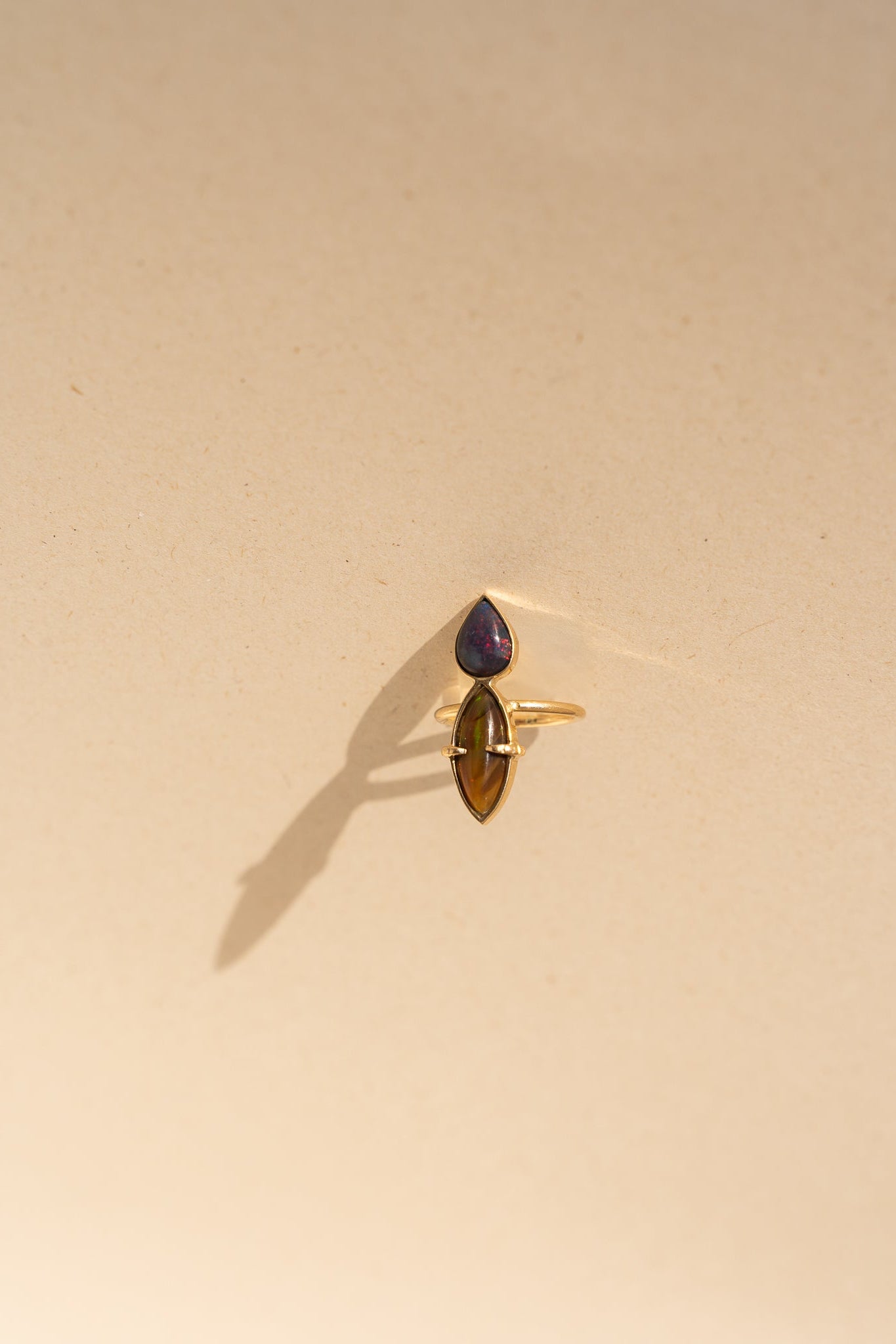 Dark and Yellow Opal Drops