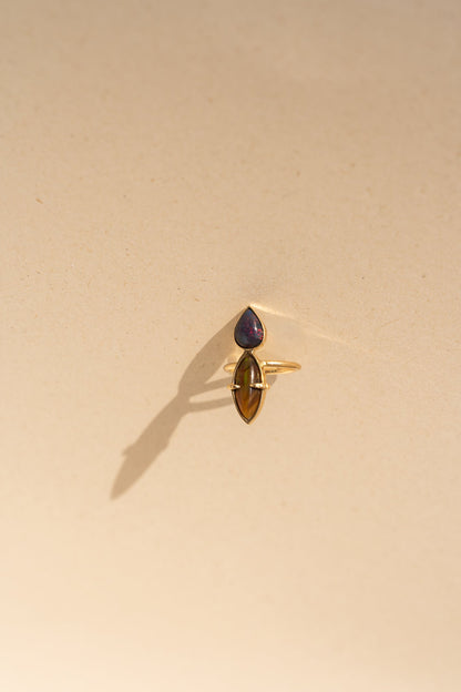 Dark and Yellow Opal Drops