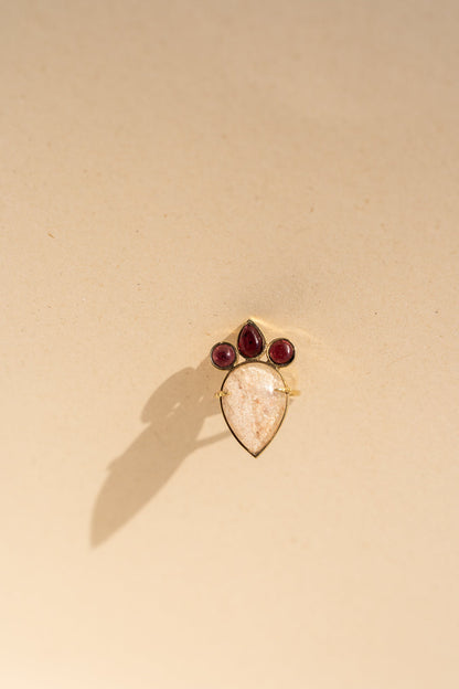 Lodolite and Garnet