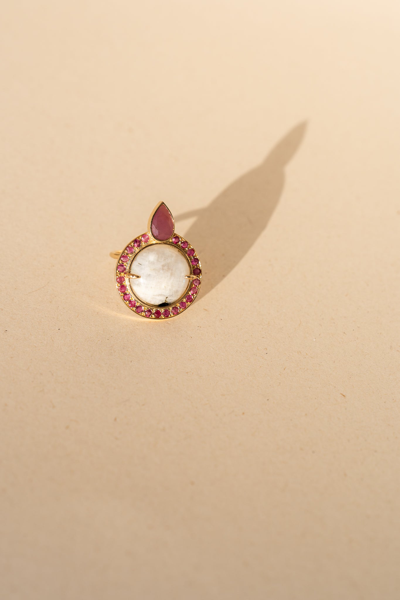Moonstone and Rubies