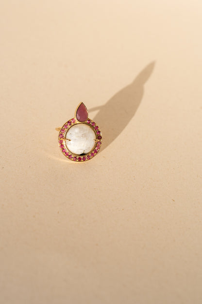 Moonstone and Rubies
