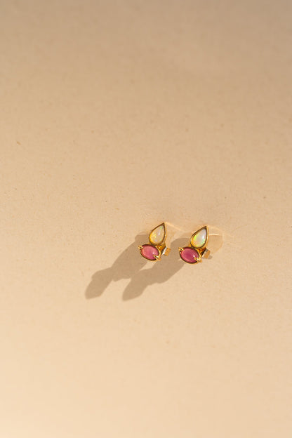 Opal Drops and Ruby Ovals