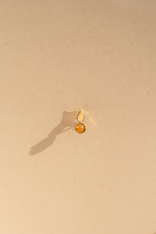 Round Opal and Opal Drop 