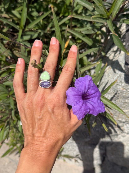 Charoite and Citron Magnesite