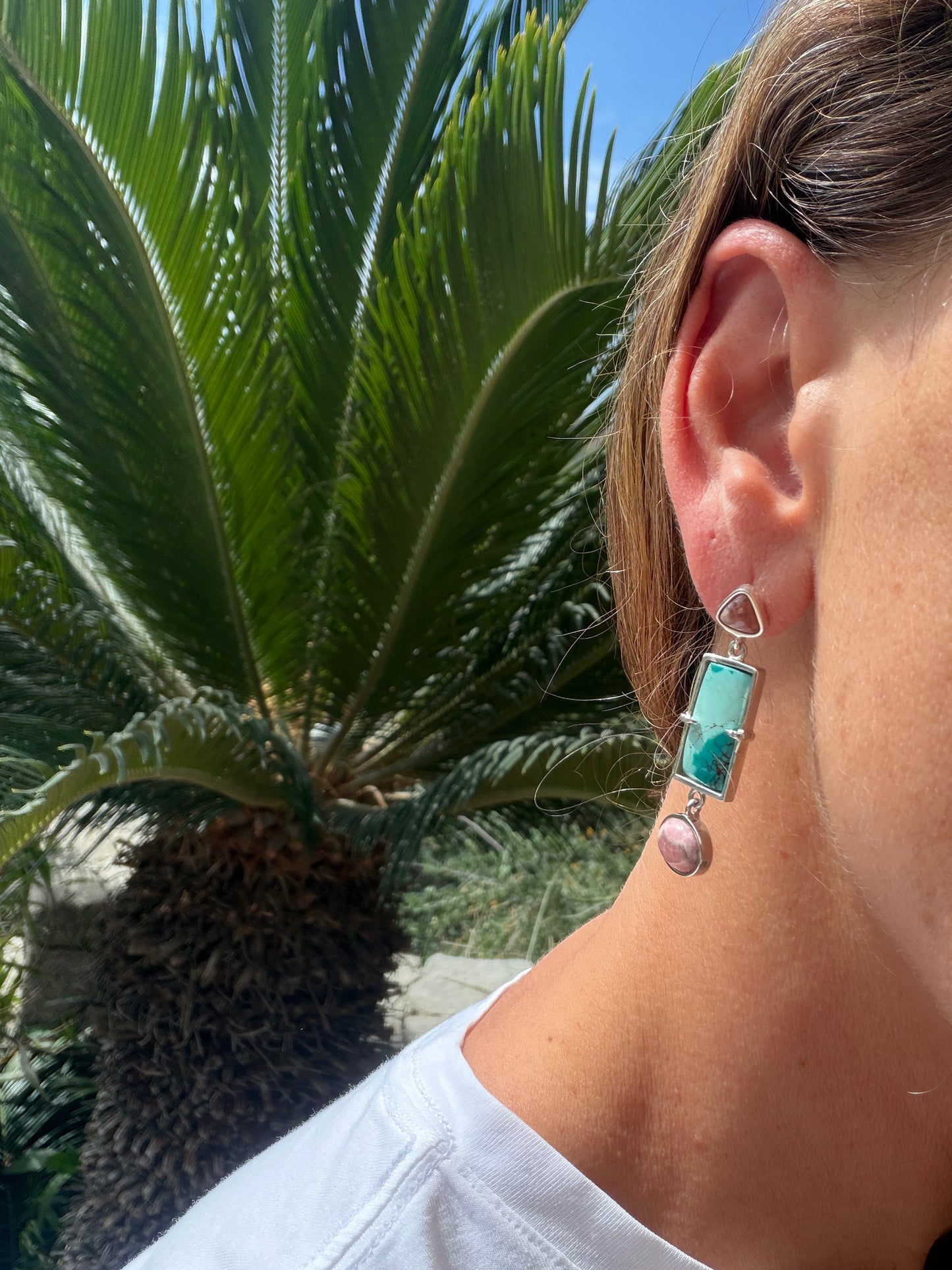 Rhodocrosite and Turquoise