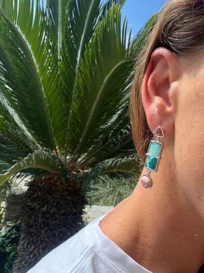 Rhodocrosite and Turquoise