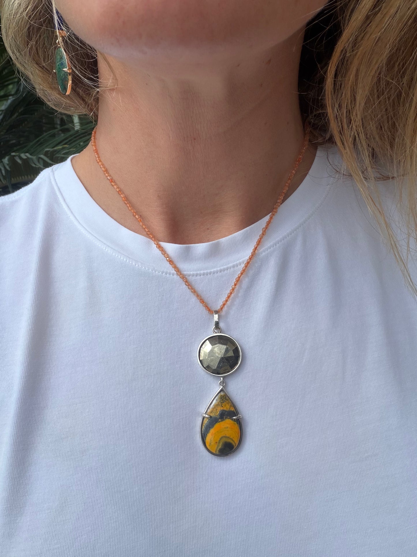 Bumblebee Drop and Round Pyrite