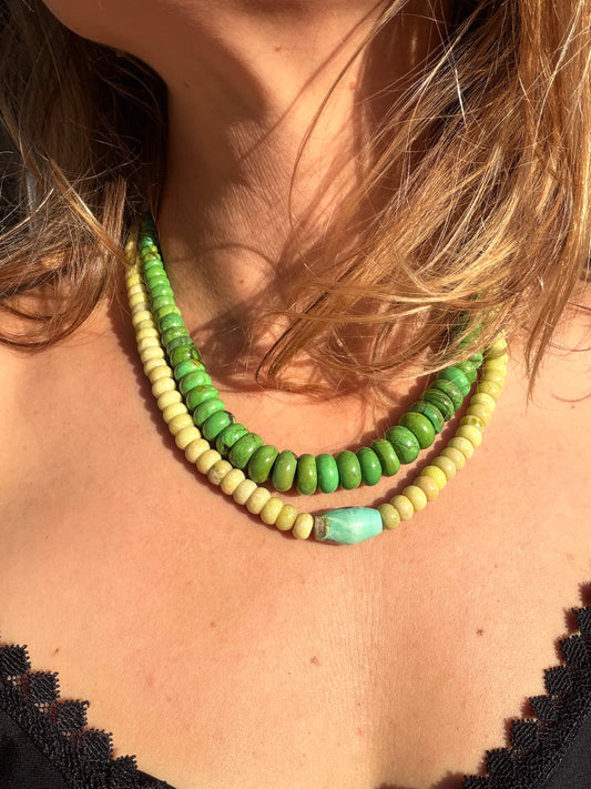 Very Green Big Turquoise Disks