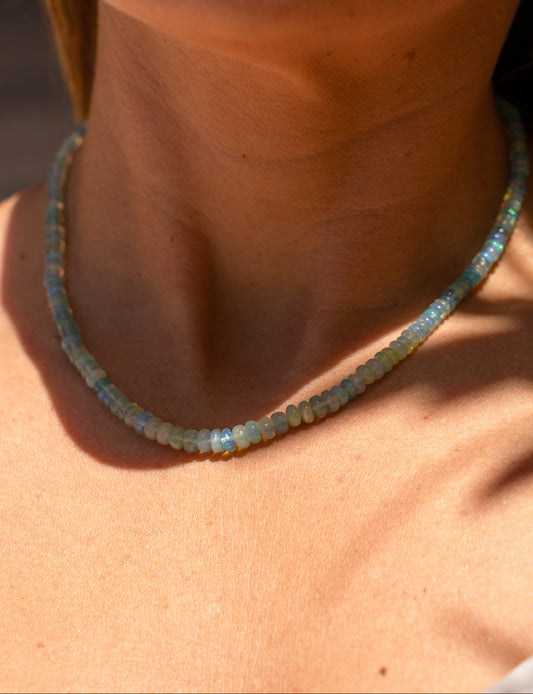 Shiny Blue Opal