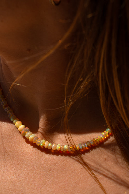 Yellow Opal Donut